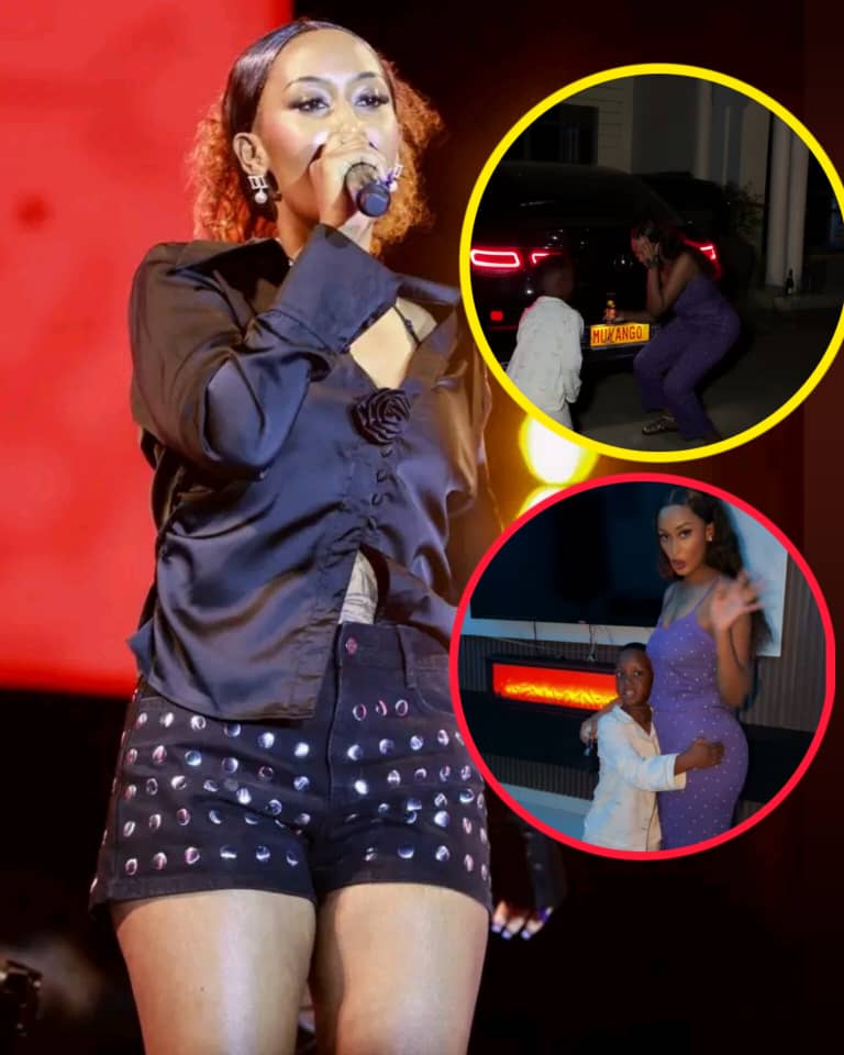 Miss Muyango akomeje kwerekana ko abayeho mubuzima yifuza Kandi yishimiye