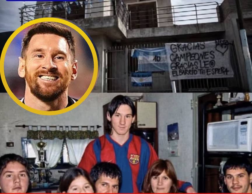 Lionel Messi yavuze uko umushahara we wa mbere yawuhaye umuryango we kugira ngo basane inzu yakuriyemo