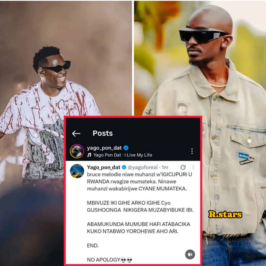 Ibya YAGO Pondat na Bruce Melodie byafashe indi ntera kumbuga nkoranyambaga