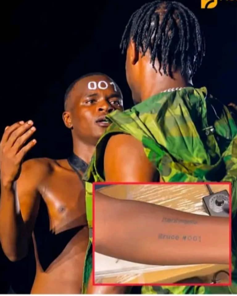 Pirate yishushanyijeho ‘tattoo’ ya Bruce Melodie