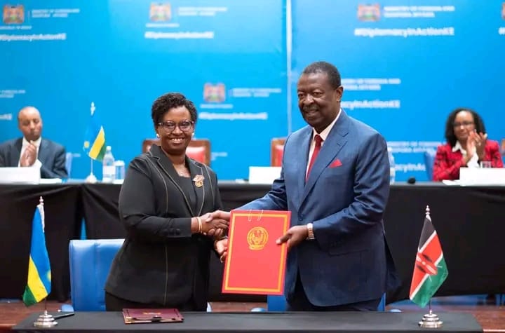 U Rwanda na Kenya byashyize umukono ku masezerano  agamije kurushaho guteza imbere ubufatanye