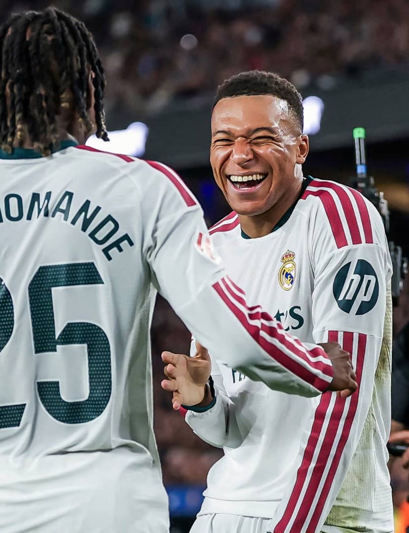 Mbappé yishimiye intsinzi ya Real Madrid muri El Clásico
