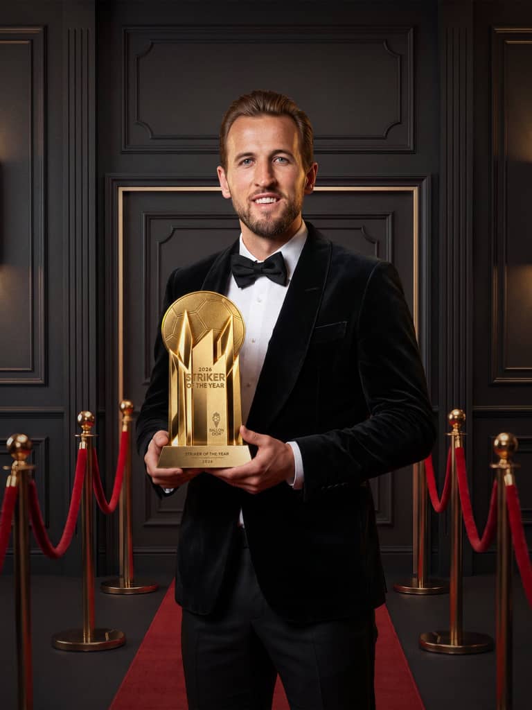 Harry Kane na Alexia Putellas begukanye Ballon d’Or ya 2026